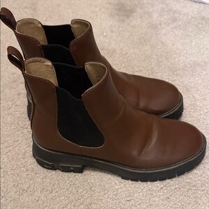 Coach Reid Leather Chelsea Booties